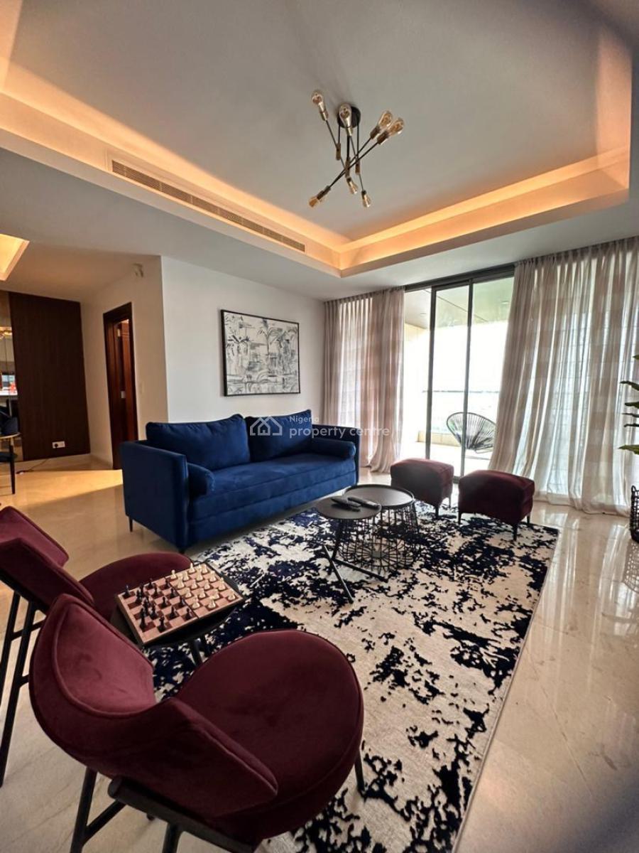 Furnished 2-bedroom Apartment, Eko Pearl Tower, Victoria Island (vi), Lagos, Flat / Apartment for Rent