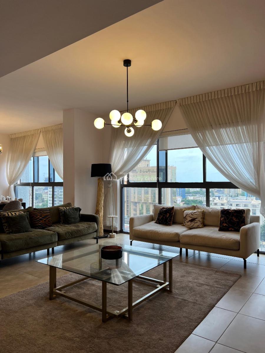 Furnished 3-bedroom Apartment, Off Adeola Odeku, Victoria Island (vi), Lagos, Flat / Apartment for Rent