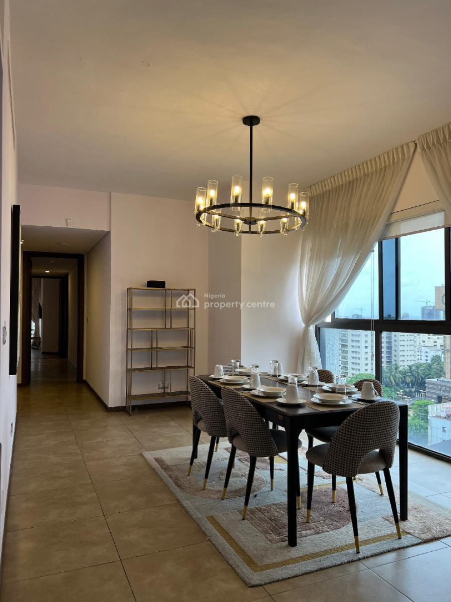 Furnished 3-bedroom Apartment, Off Adeola Odeku, Victoria Island (vi), Lagos, Flat / Apartment for Rent