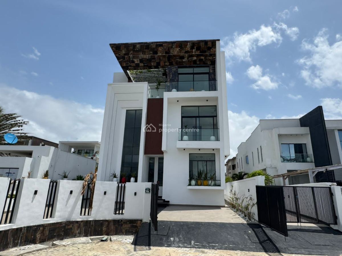 Smart Luxury 5 Bedrooms Fully Detached Mansion with Swimming Pool, Osapa London, Lekki, Lagos, Detached Duplex for Sale