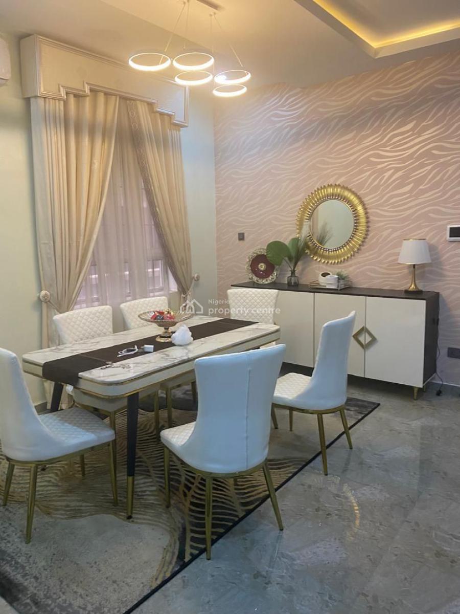 Fully Serviced and Fully Furnished 5 Bedroom Semi Detached Duplex, Chevron, Lekki, Lagos, Semi-detached Duplex for Rent