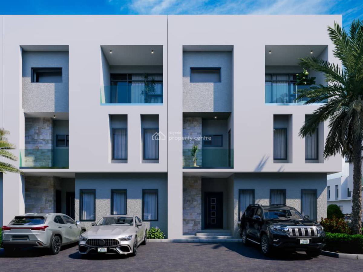 Luxury 4bedroom Terrace Duplex + Bq (***built to Finish), Katampe Extension, Katampe, Abuja, Terraced Duplex for Sale