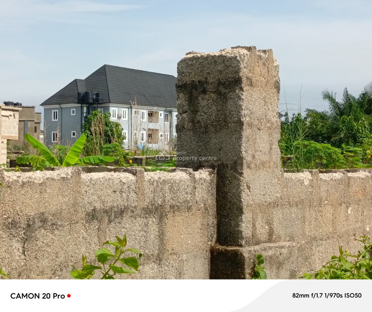 Fenced 600sqms Parcel of Land with Cofo, Housing Area U Estate, New Owerri, Owerri Municipal, Imo, Residential Land for Sale