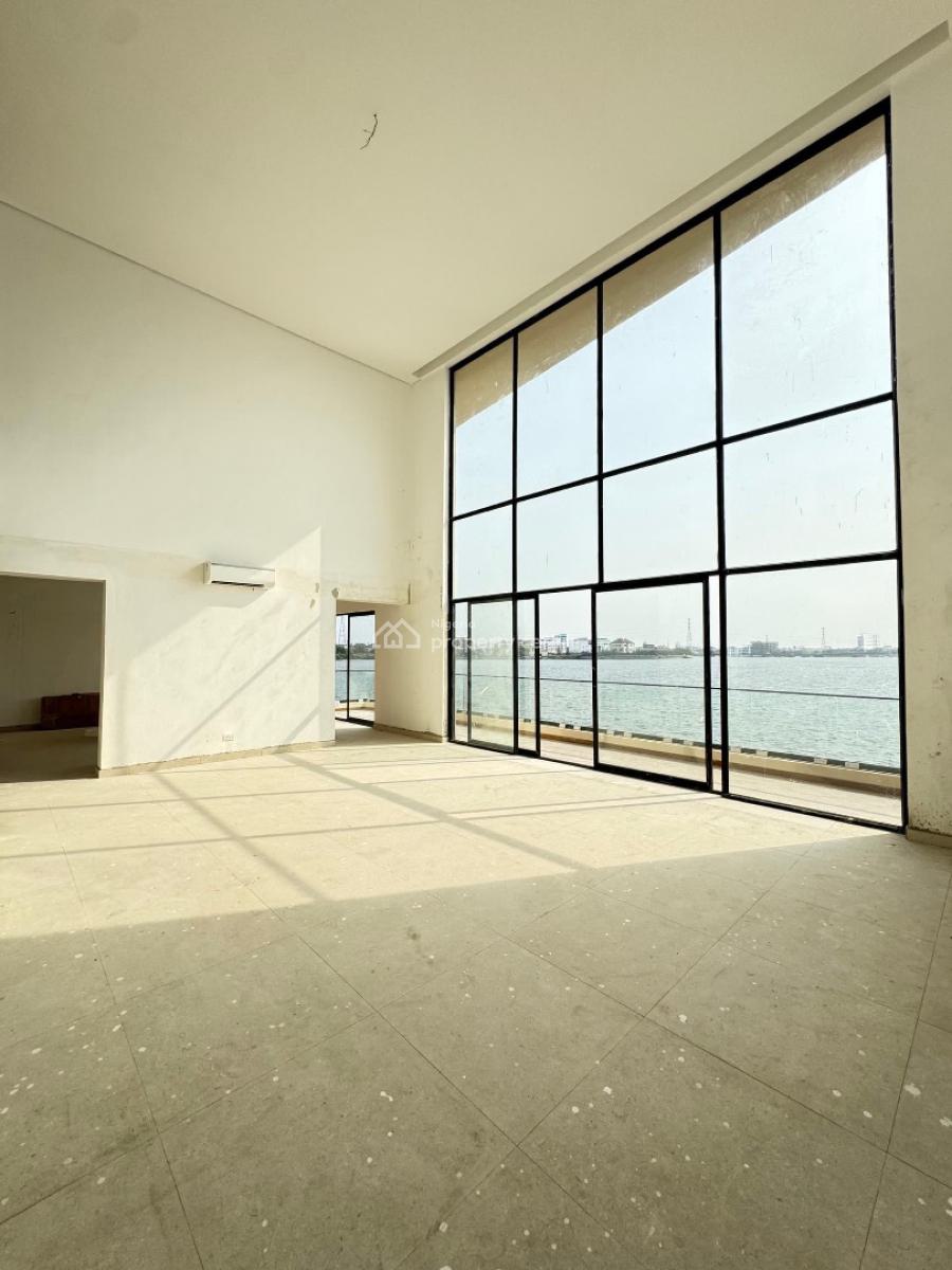 Breathtaking Waterfront 5 Bedroom Terrace Duplex Plus Bq, Pool, Gym, Banana Island, Ikoyi, Lagos, Terraced Duplex for Sale