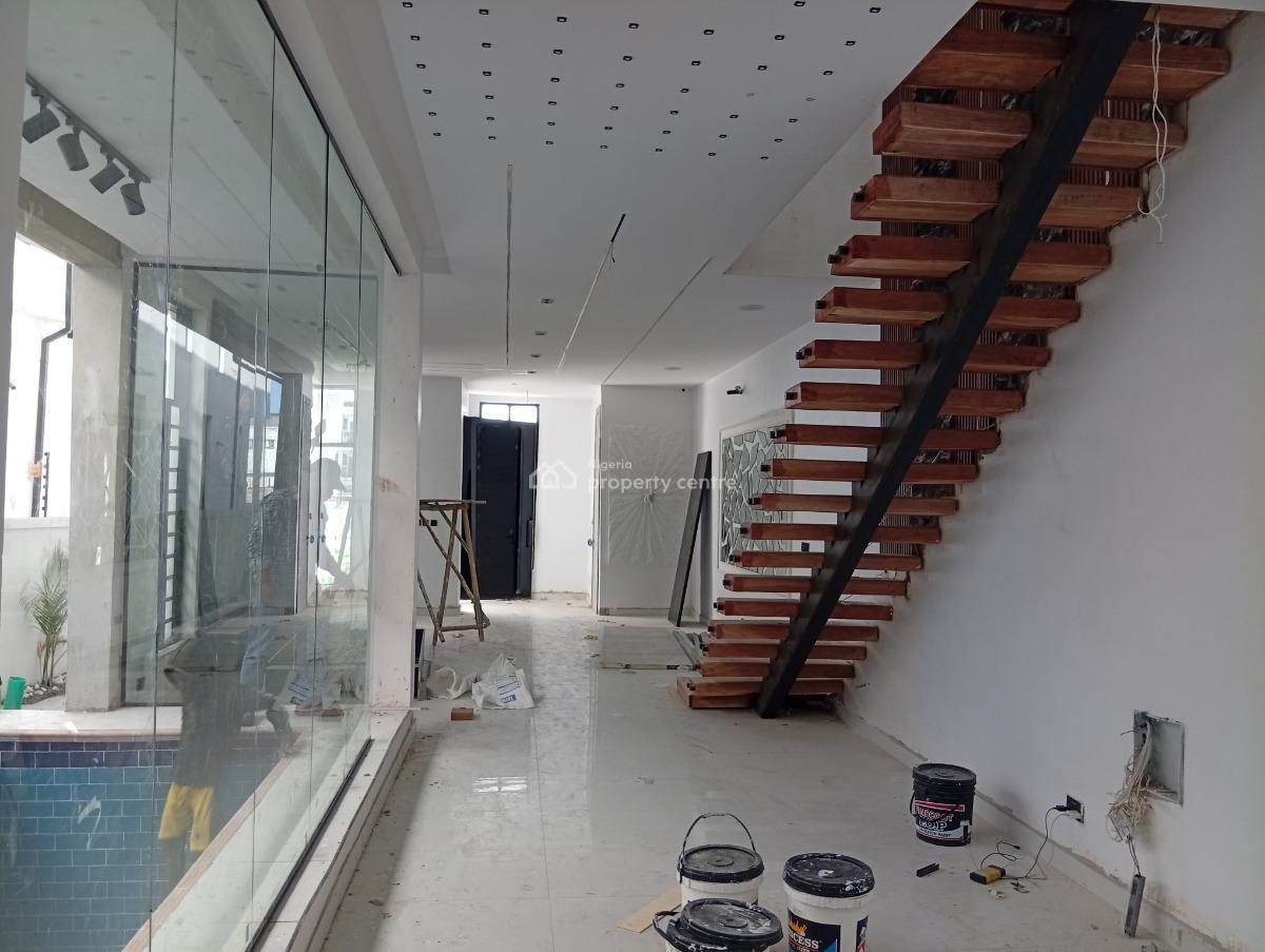 a Brand New Self Serviced 5 Bedroom Fully Detached Duplex with a Pool, Ikota, Ikota, Lekki, Lagos, Detached Duplex for Sale