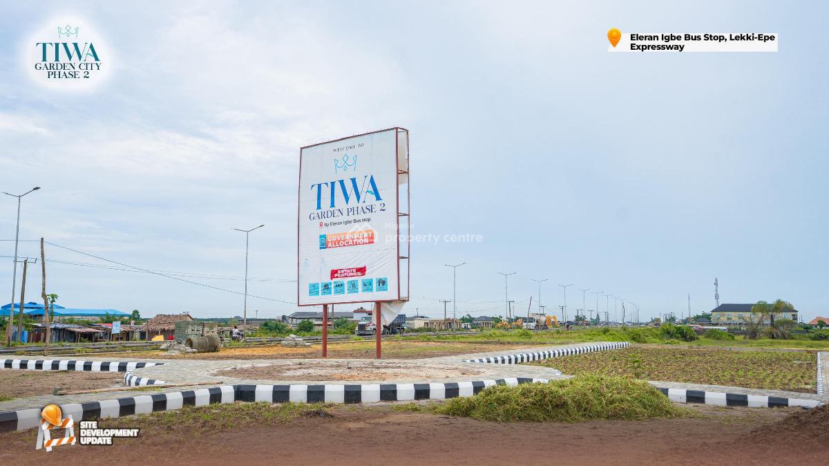 Premium C of O Dry Land Opposite The Proposed Airport, Strategically Located By Eleran Igbe Bus Stop, Lekki-epe Expressway, Ibeju Lekki, Lagos, Residential Land for Sale