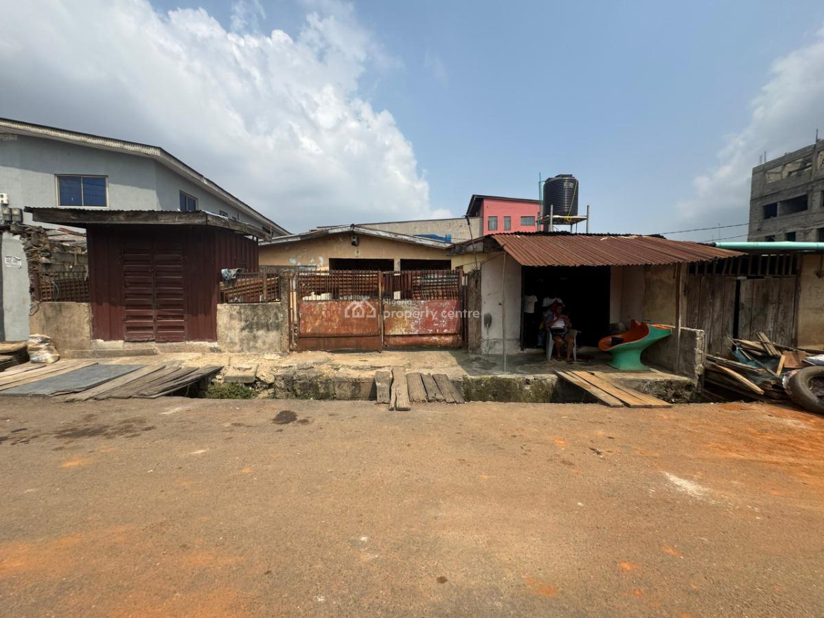 Most Affordable Plot of Land with Demolishable Bungalow, Behind Dideolu, Ogba, Ikeja, Lagos, Land for Sale