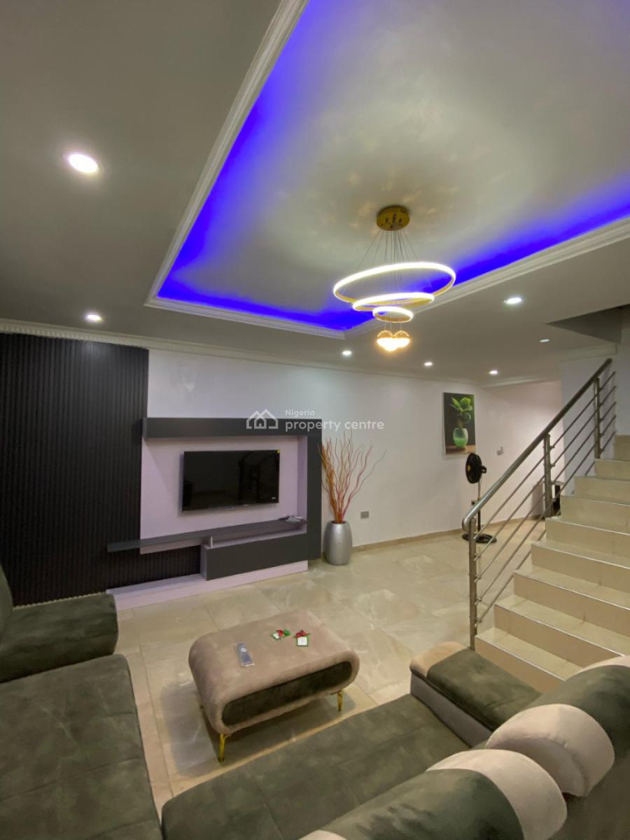 Furnished 3-bedroom Terrace Duplex with a Mini Flat, Off Berkeley Drive, Chisco, Ikate, Lekki, Lagos, Terraced Duplex for Sale