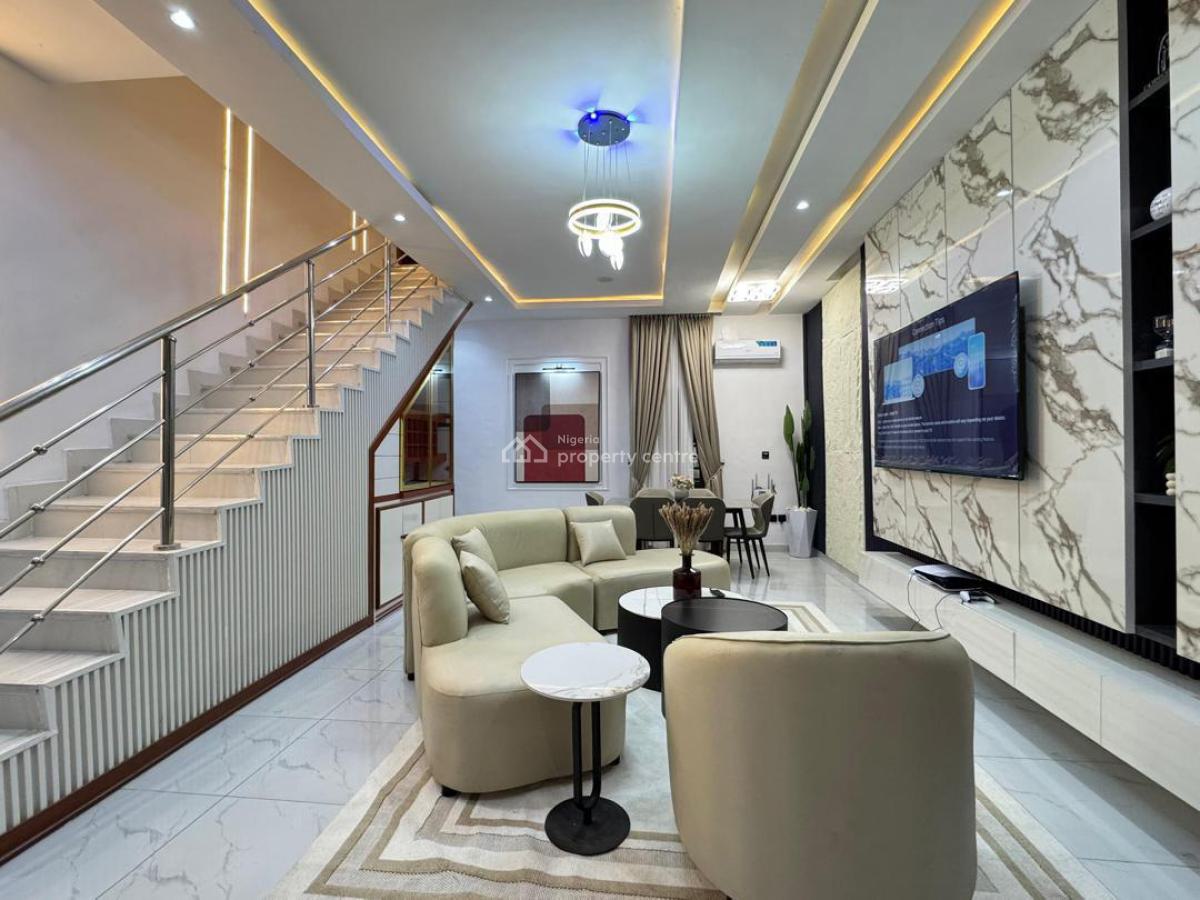 Tastefully Finished 4 Bedroom Party Apartment, Salem, Lekki Lagos, Ikate Elegushi, Lekki, Lagos, Semi-detached Duplex Short Let
