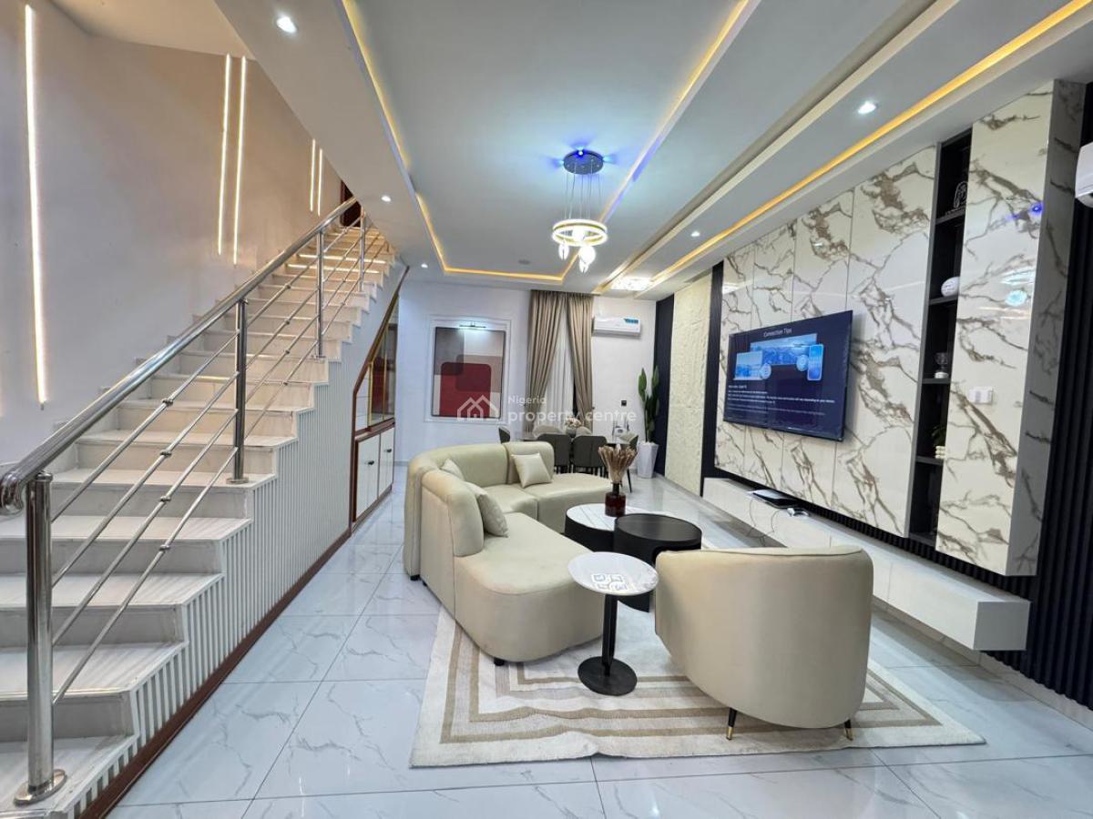 Tastefully Finished 4 Bedroom Party Apartment, Salem, Lekki Lagos, Ikate Elegushi, Lekki, Lagos, Semi-detached Duplex Short Let