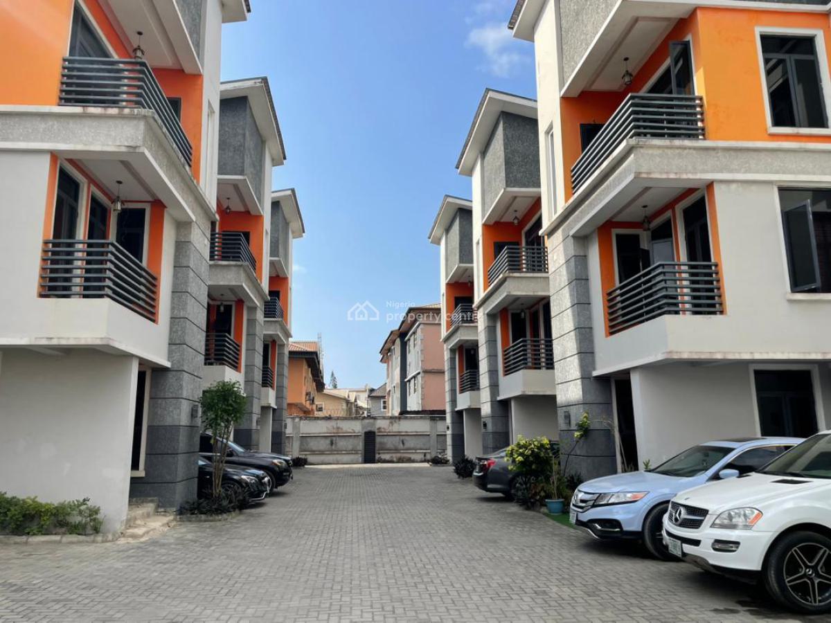 Stylishly Built Spacious 4 Bedroom 2 Floor Terrace House, in a Secured Estalong Ajah Expressway, Ajah, Lagos, House for Rent