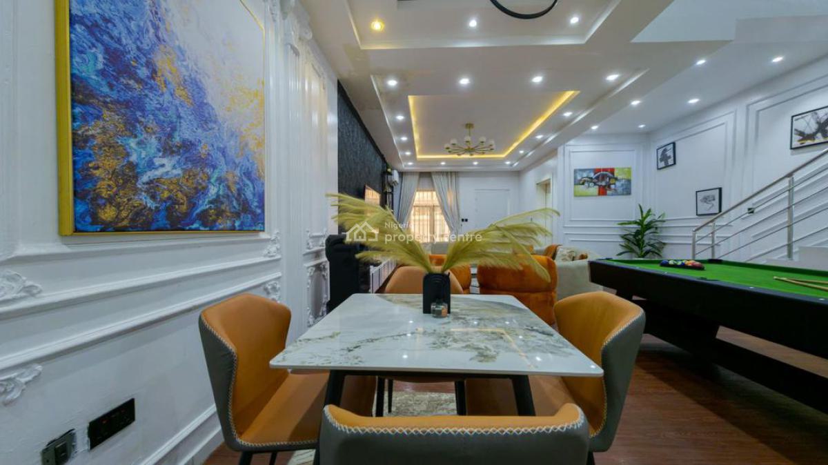 Luxury Sea View 4bedroom with Pool, Gym, Snooker Board, Lekki Phase 1, Lekki, Lagos, House Short Let