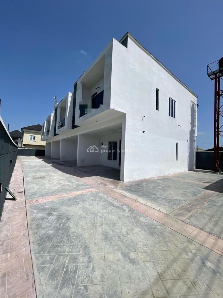 Budget Friendly Well Built Communal Compound 4 Bedroom Terrace Duplex, Ajah, Lagos, Terraced Duplex for Sale