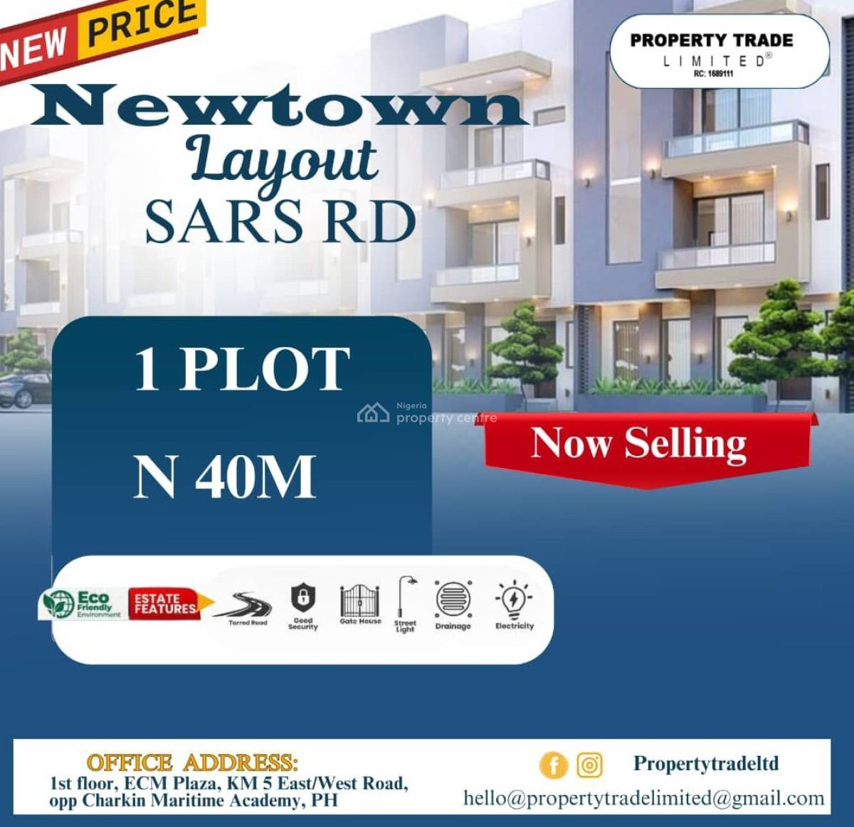 Newtown Layout, Sars Road, Rukpoku, Portharcourt, Rukpokwu, Port Harcourt, Rivers, Residential Land for Sale