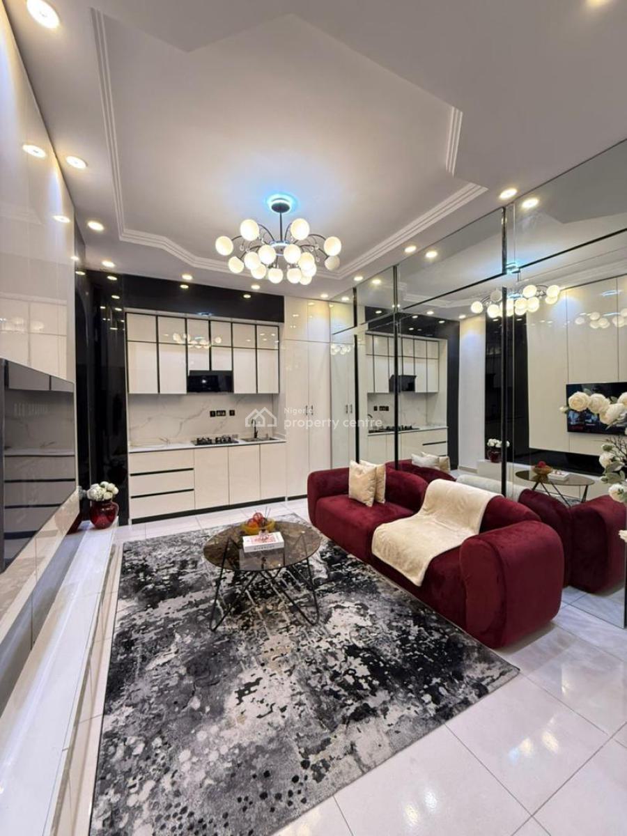 Our Beautiful 1 Bedroom Apartment with a Private Cinema& Bathub, Osapa London, Lekki, Lagos, Flat / Apartment Short Let