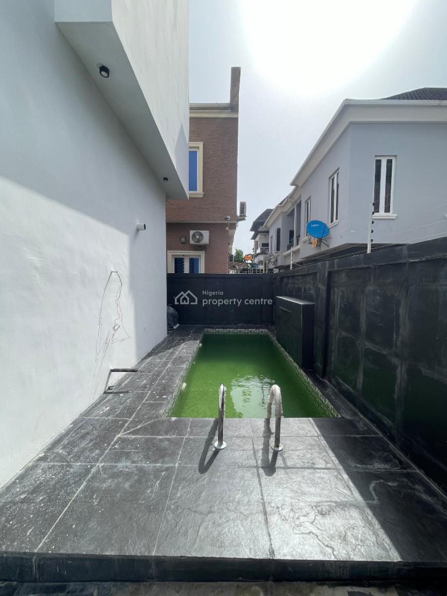 The Most Affordable 5 Bedroom Fully Detached Duplex with Cinema,pool, Thoughtfully Built Luxury Home with Family Sized Rooms, Osapa, Lekki, Lagos, Detached Duplex for Sale