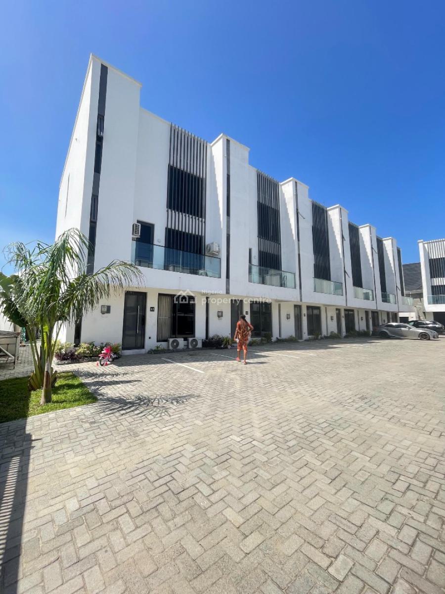 Budget Friendly 4 Bedroom Terrace Duplex with a Room Bq, Ikate, Lekki, Lagos, Terraced Duplex for Sale