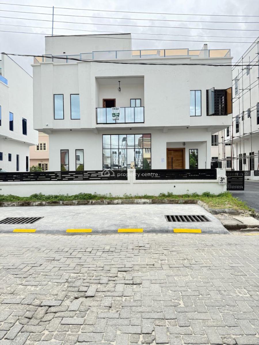Luxury 5 Bedroom Fully Detached Duplex with a Rooftop Terrace and Bq, Osapa, Lekki, Lagos, House for Sale