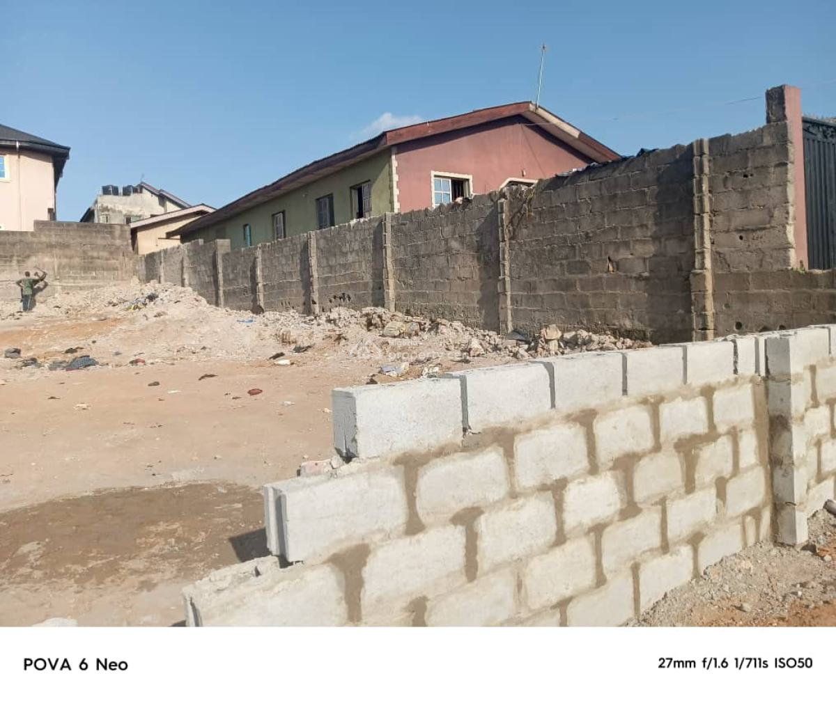 a Half Plot of Land 30/120 Fit in an Ecofriendly Environment, Command, Ekoro, Abule Egba, Agege, Lagos, Land for Sale