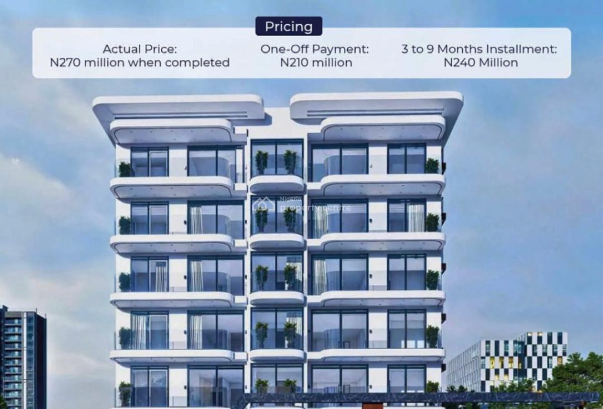 Off-plan 2 Bedroom Apartment W/ Swimming Pool in a Secured Estate, Lekki Phase 1, Lekki, Lagos, Flat / Apartment for Sale