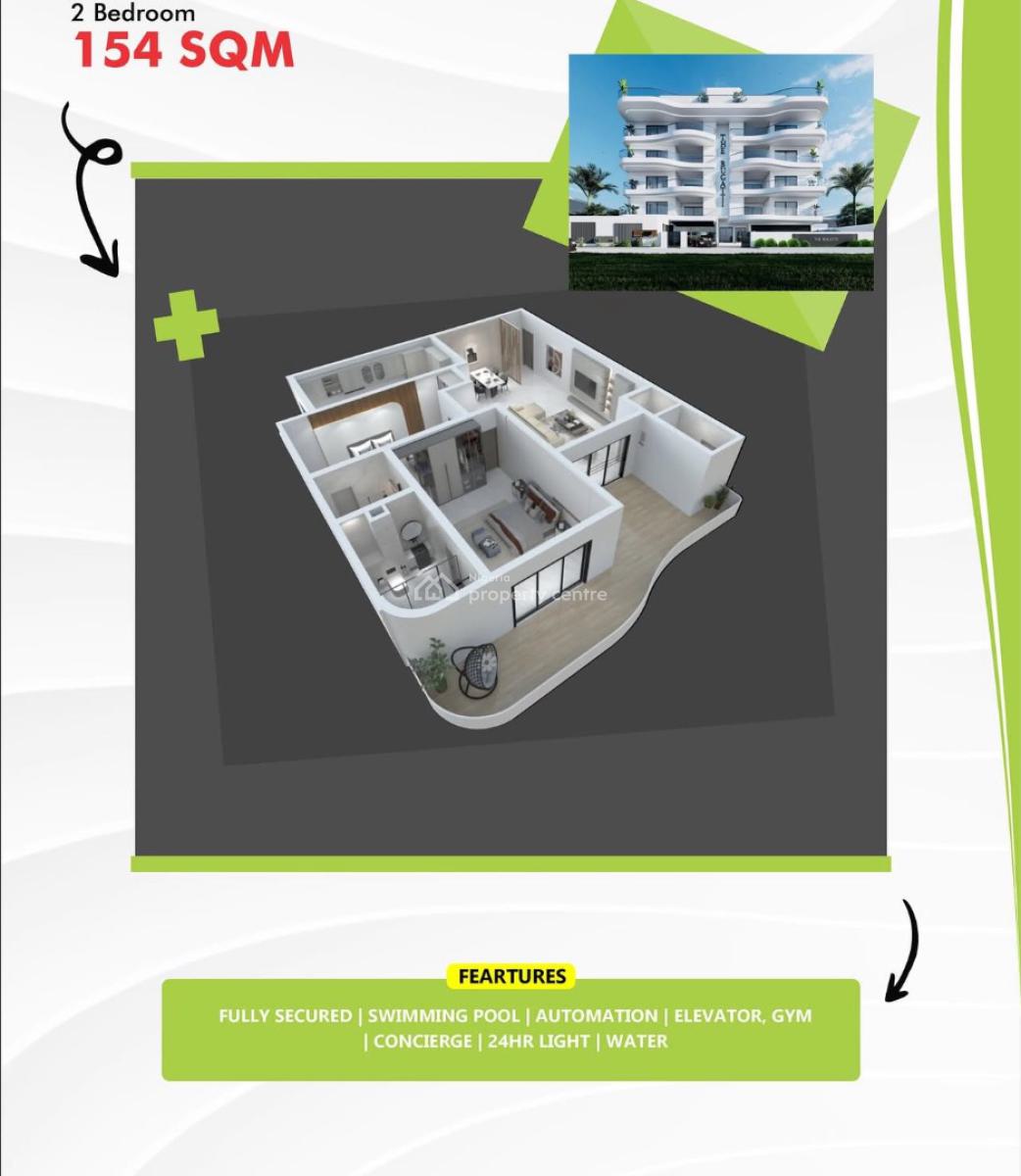 Introducing The Bugatti Luxury Offplan Apartment with Payment Plan, Foreshore Off Freedom Way, Lekki Phase 1, Lekki, Lagos, House for Sale