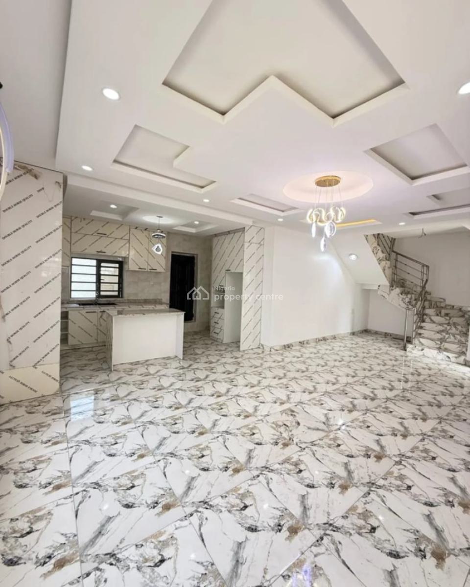 Fully Detached 4 Bedroom Smart Home Triplex with Penthouse, Bq, Abraham Adesanya, Ajah, Lagos, Detached Duplex for Sale