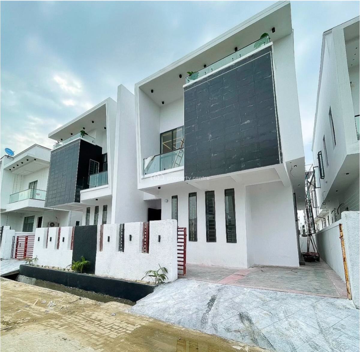 Contemporary 4 Bedroom Semi-detached Duplex with Bq, Ajah, Lagos, Semi-detached Duplex for Sale