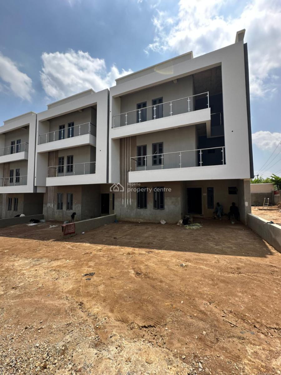 Luxury 4bedroom Terrace Duplex with Ba, Lifecamp Main, Life Camp, Abuja, Terraced Duplex for Sale