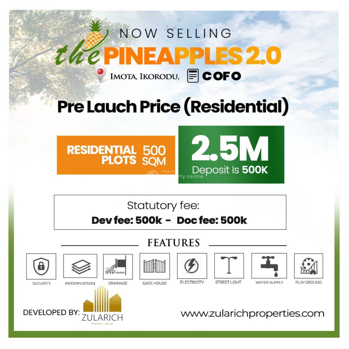 Land, The Pineapple. 2, Imota, Ikorodu, Lagos, Mixed-use Land for Sale