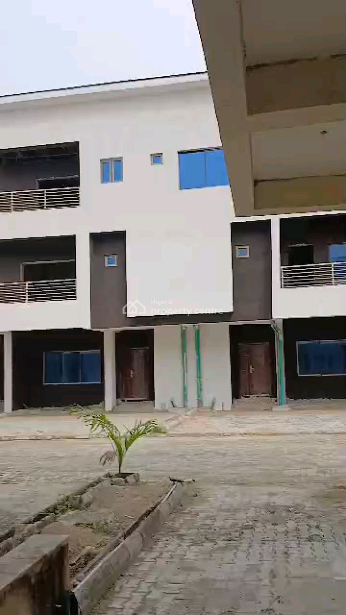 Newly Built 3 Bedroom Terrace Duplex Carcass with a Room Bq, Awoyaya Bus Stop, Epe, Lagos, Terraced Duplex for Sale