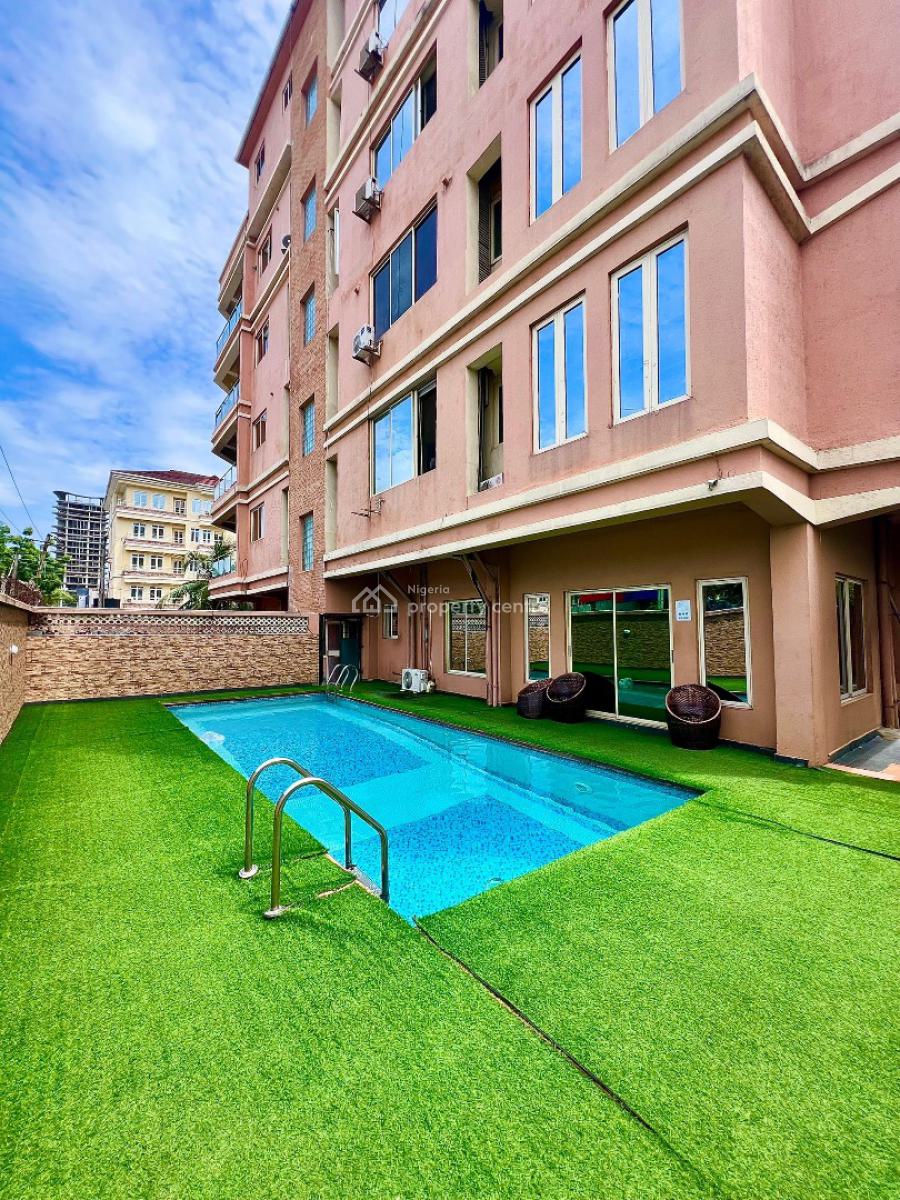 Partially Furnished 3 Bedroom Apartment with Bq, Swimming Pool, Oniru, Victoria Island (vi), Lagos, Flat / Apartment for Rent