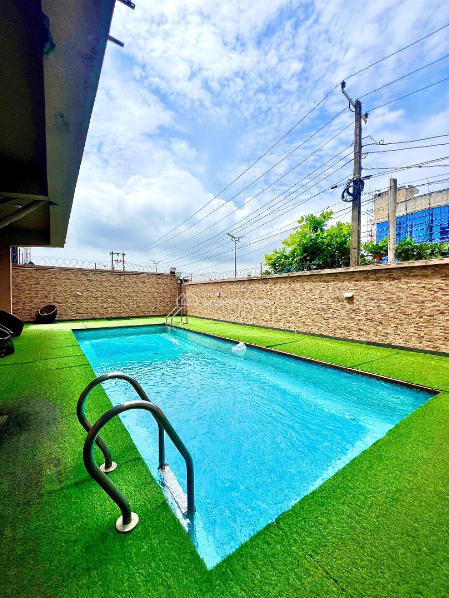 Partially Furnished 3 Bedroom Apartment with Bq, Swimming Pool, Oniru, Victoria Island (vi), Lagos, Flat / Apartment for Rent