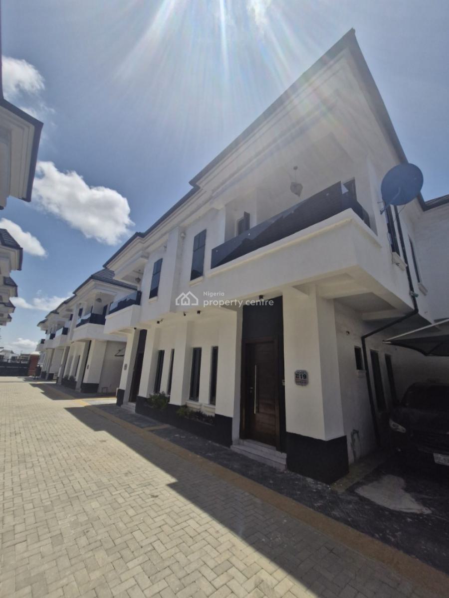Stylish 4-bedroom Terrace Duplex with Bq, Orchid Hotel Road, Lekki, Lagos, Terraced Duplex for Sale