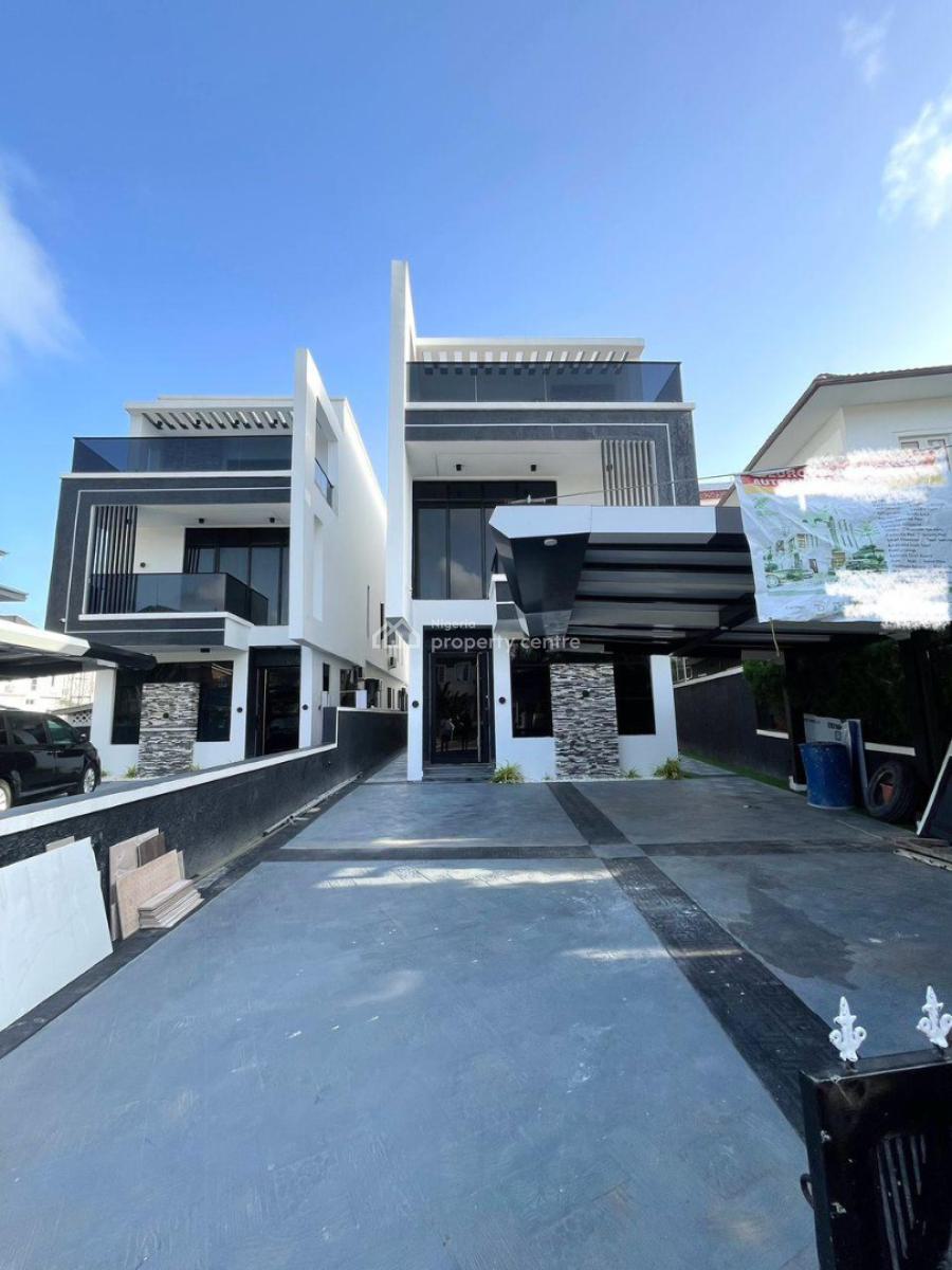 Uniquely Designed 5 Bedroom Fully Detached Luxury Home with Swimming Pool,, Lekki County Homes, Lekki, Lagos, Detached Duplex for Sale