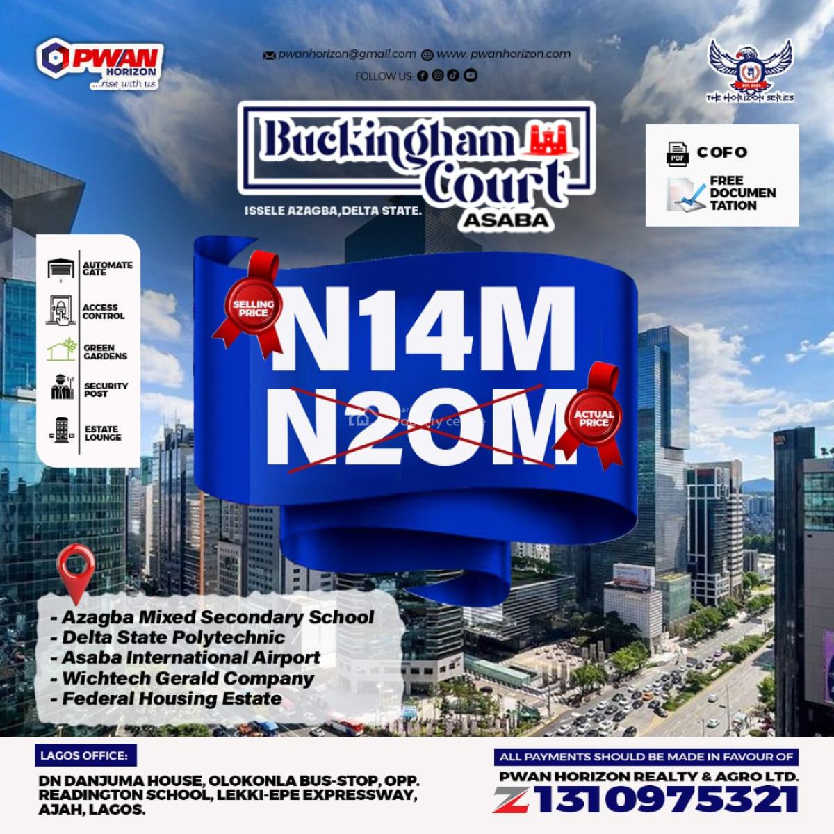 Land, Asaba, Delta, Mixed-use Land for Sale