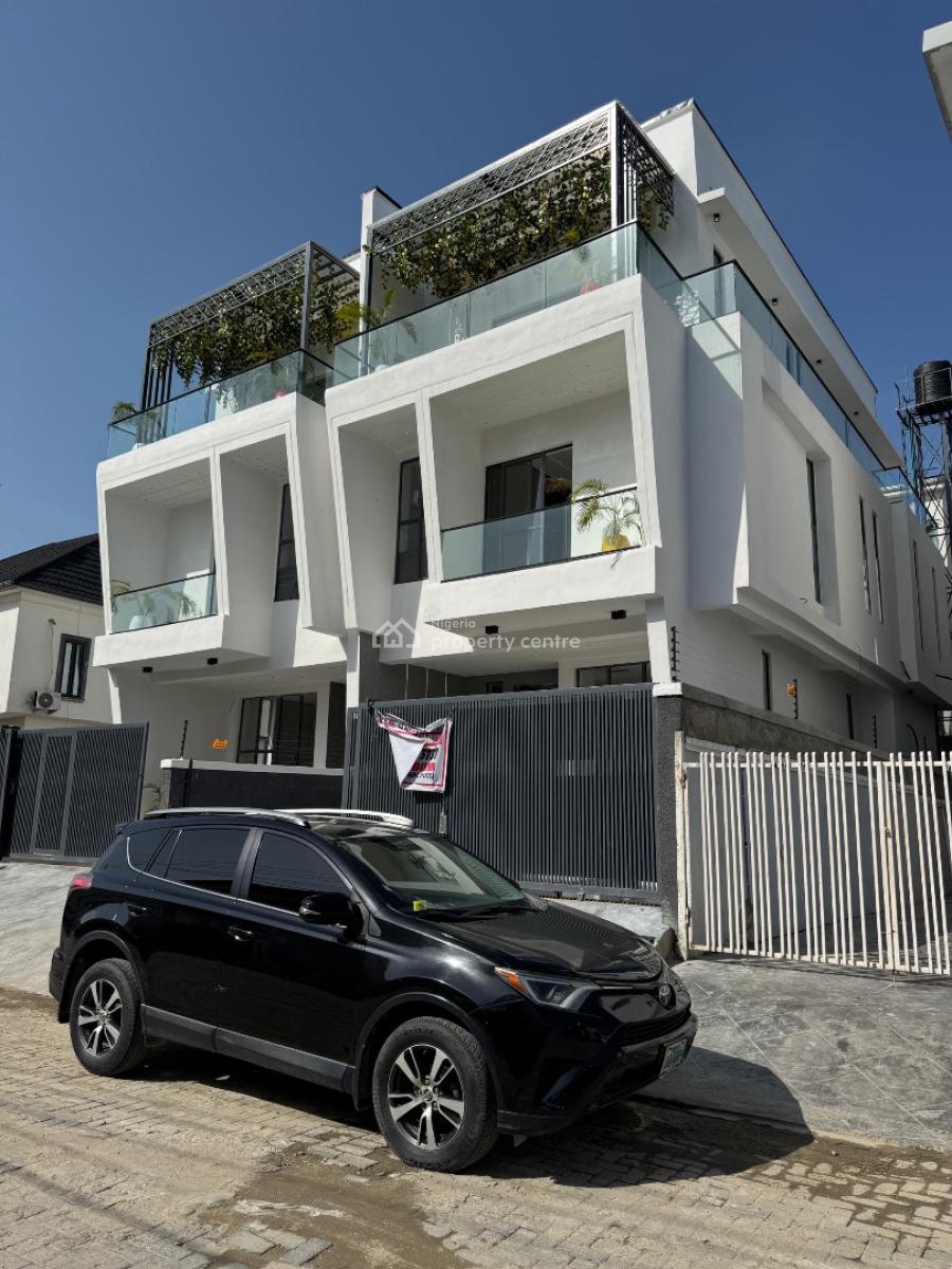 4 Bedroom Semi- Detached Duplex with Bq , Cinema & Pool, Ikota, Lekki, Lagos, Semi-detached Duplex for Sale