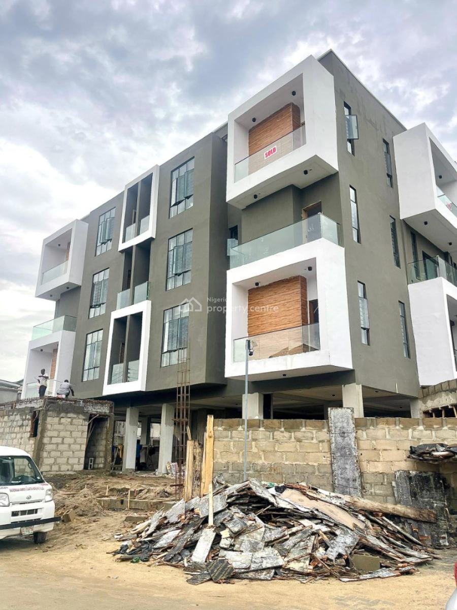 Luxury 3 Bedrooms Apartment with Elevator, Gym and Swimming Pool, Ikota, Lekki, Lagos, Flat / Apartment for Sale