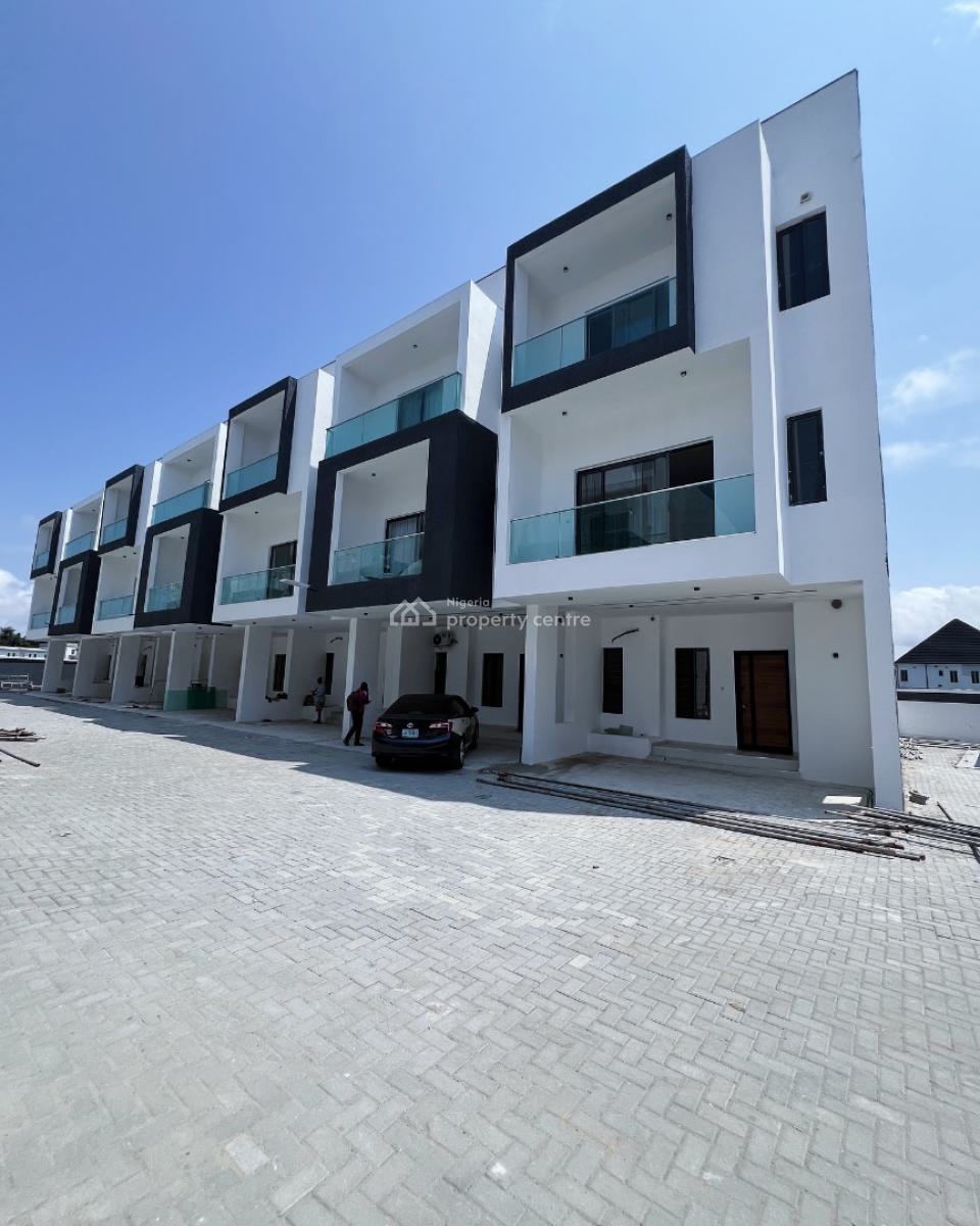 Smart 4 Bedrooms Terraced Duplex with Bq, Orchid, Lekki, Lagos, Terraced Duplex for Rent