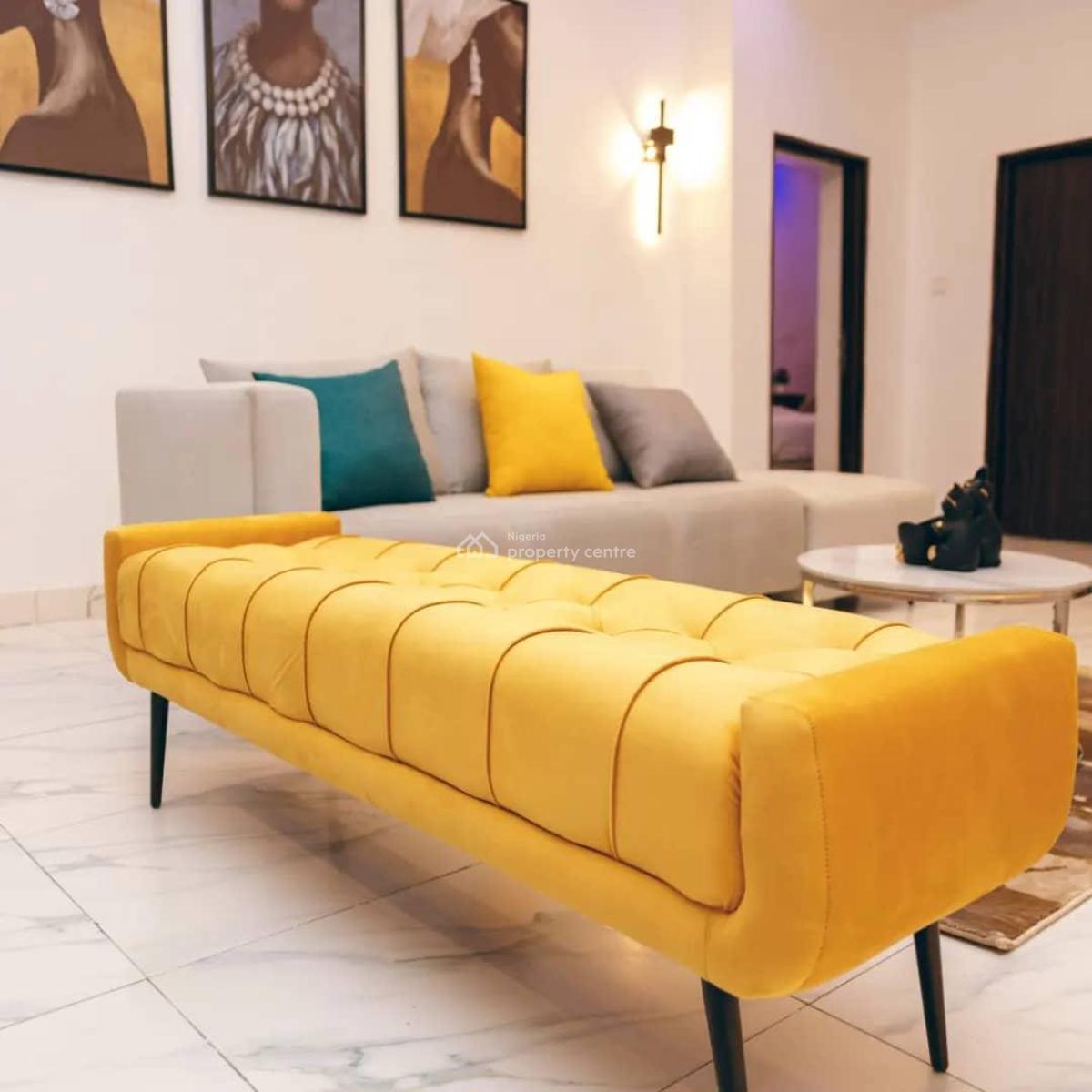 Furnished and Serviced 2 Bedroom, Guzape District, Abuja, Mini Flat (room and Parlour) Short Let