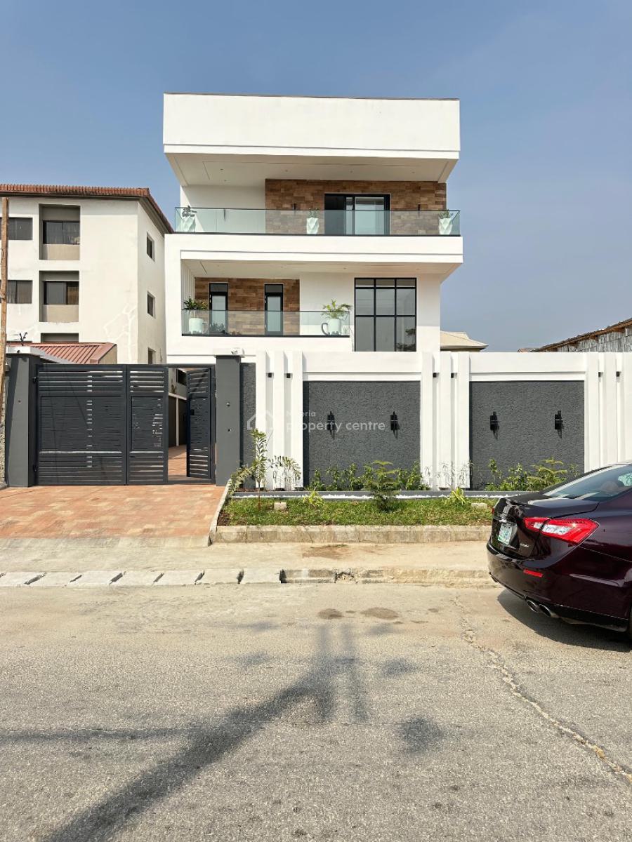 Exquisite 5 Bedroom Fully Detached Smart Home with Bq, Swimming Pool, Ikoyi, Lagos, Detached Duplex for Sale