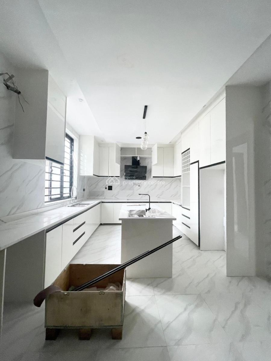 Contemporary 5-bedroom Fully Detached Duplex with Bq & Swimming Pool, Lekki, Lagos, House for Sale
