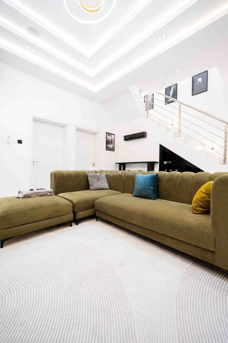 Fully Serviced Furnished Luxury Smart Home 4 Bedroom Terraced Duplex, Behind Pinnock Beach, Osapa, Lekki, Lagos, Terraced Duplex for Rent