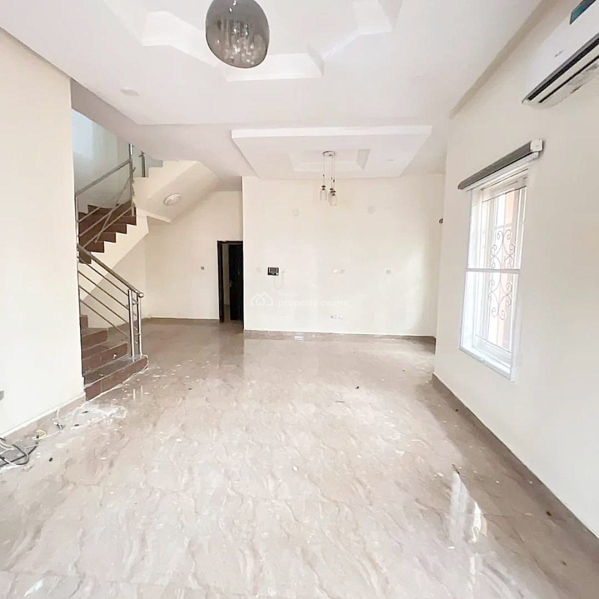 Self-serviced 4-bedroom Semi-detached Duplex with a Bq, Chevron Drive, Lekki, Lagos, Semi-detached Duplex for Rent