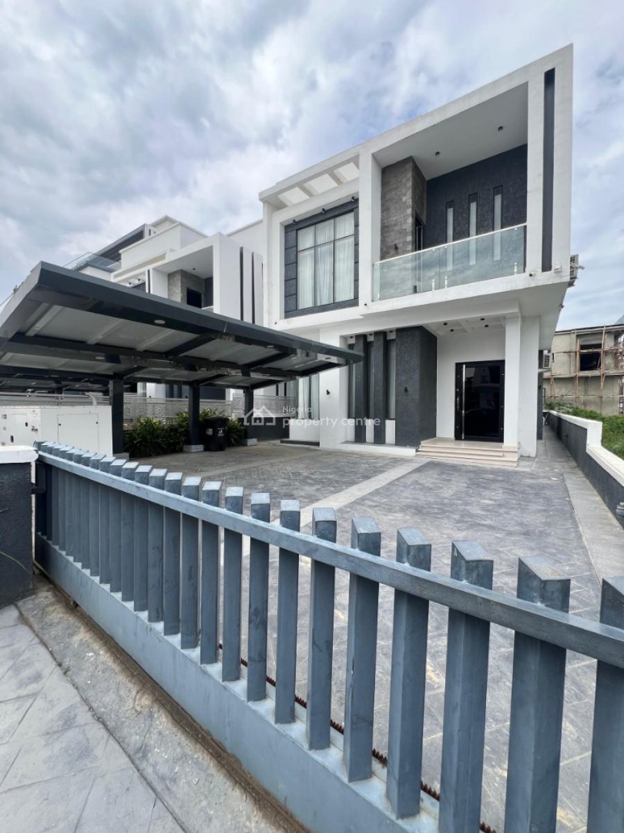 Smart Fully Furnished 5 Bedroom Detached Duplex with Bq, Gym, Pool, Ikota, Lekki, Lagos, Detached Duplex for Rent
