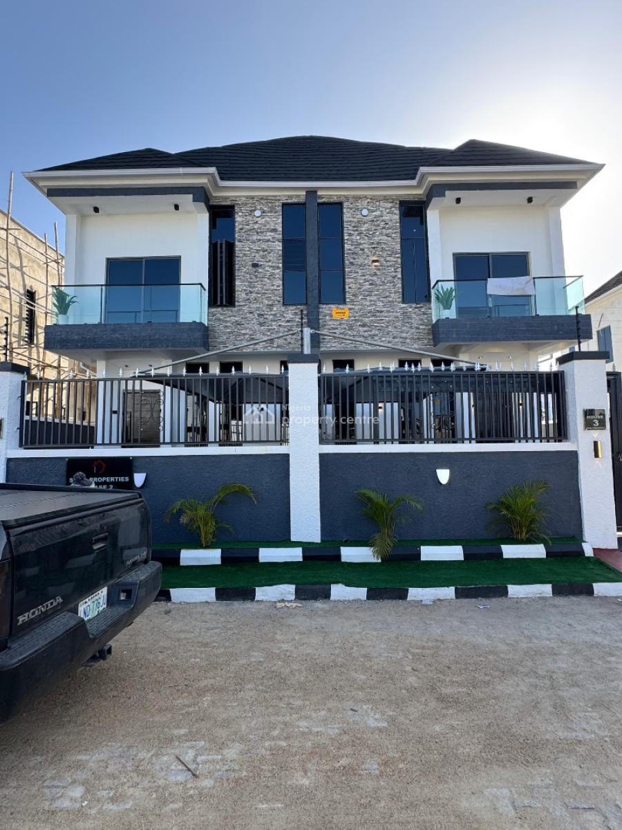 4 Bedroom Semi-detached Duplex with Bq, Ikota, Lekki, Lagos, Semi-detached Duplex for Sale