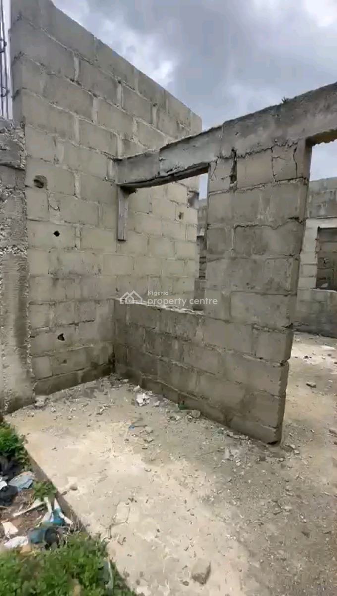 a Vacant Property Built Up to Lintel Level with 7 Spacious Room Self Contain, Ifelodun Street, Bariga, Shomolu, Lagos, Self Contain (single Rooms) for Sale