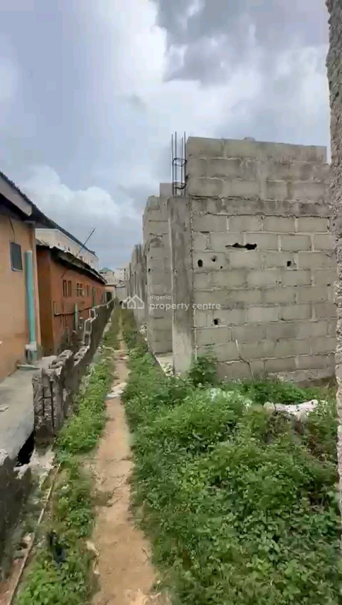 a Vacant Property Built Up to Lintel Level with 7 Spacious Room Self Contain, Ifelodun Street, Bariga, Shomolu, Lagos, Self Contain (single Rooms) for Sale