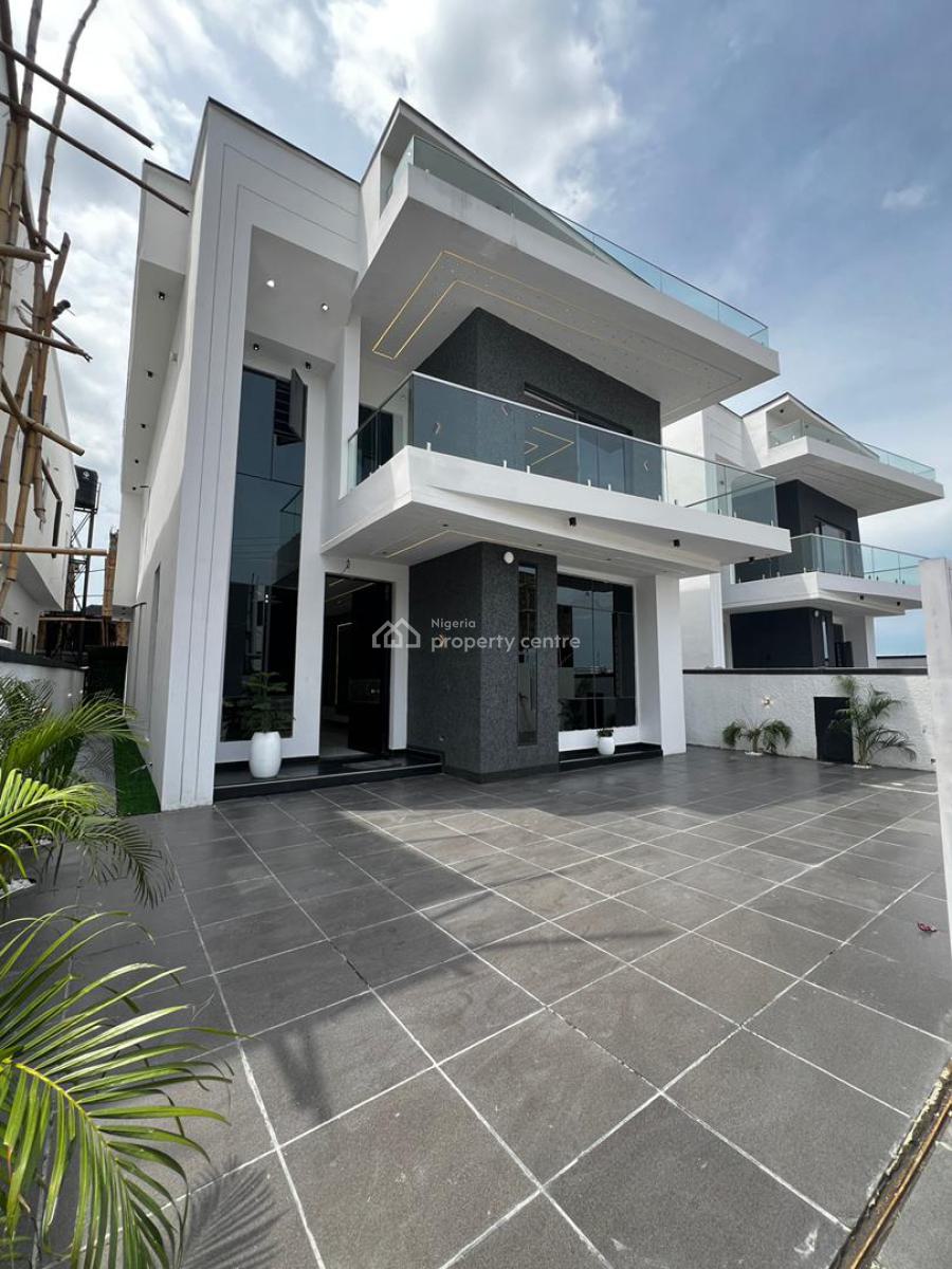 Stylishly Built 5-bedroom Fully-detached Duplex with Swimming Pool, Lekki Palm City Estate, Ajah, Lagos, Detached Duplex for Sale