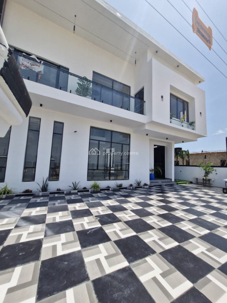 5-bedroom Fully Automated Smart Duplex with Bq & Pool, Captains Court Estate, Ado, Ajah, Lagos, Detached Duplex for Sale