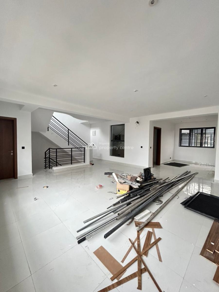 Newly Built 4 Bedroom Town House with Bq in a Secured Estate, Lekki Phase 1, Lekki, Lagos, Terraced Duplex for Rent